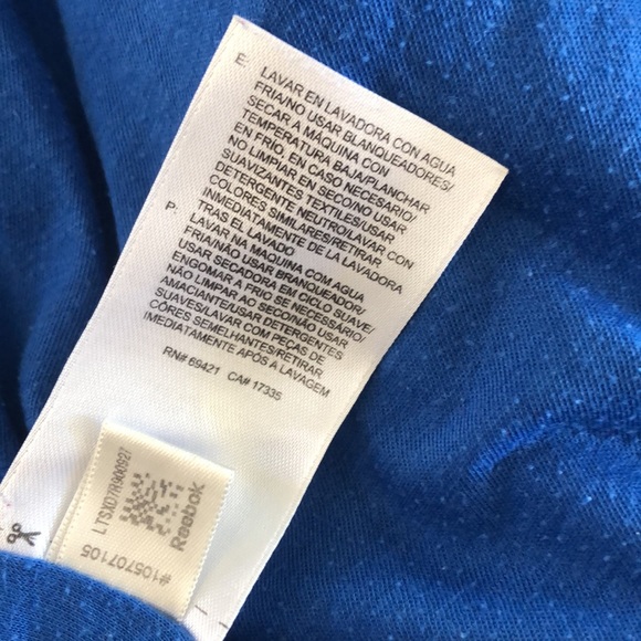 Reebok Blue Gray Zip Up Track Jacket - Picture 12 of 13